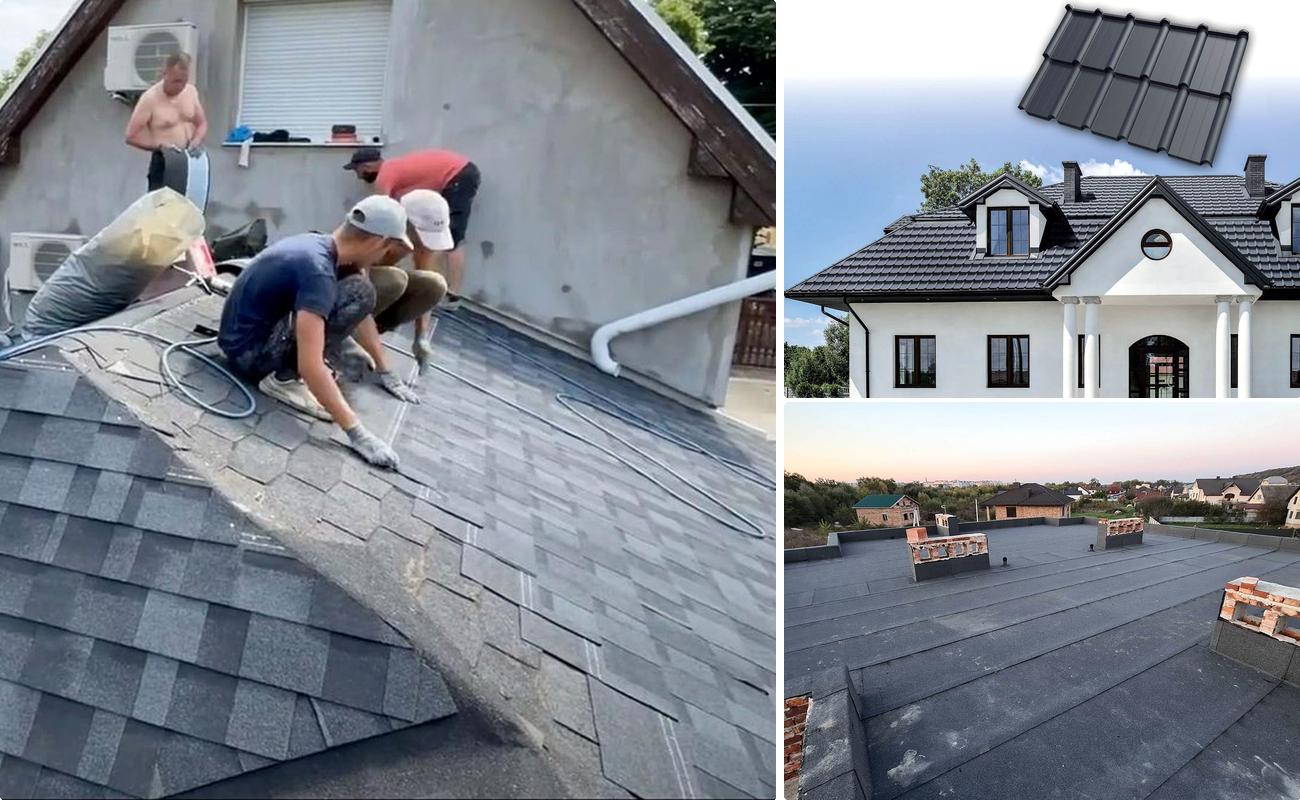 Montaj Acoperis Tigla Metalica, Tabla Cutata si Tigla Ceramica