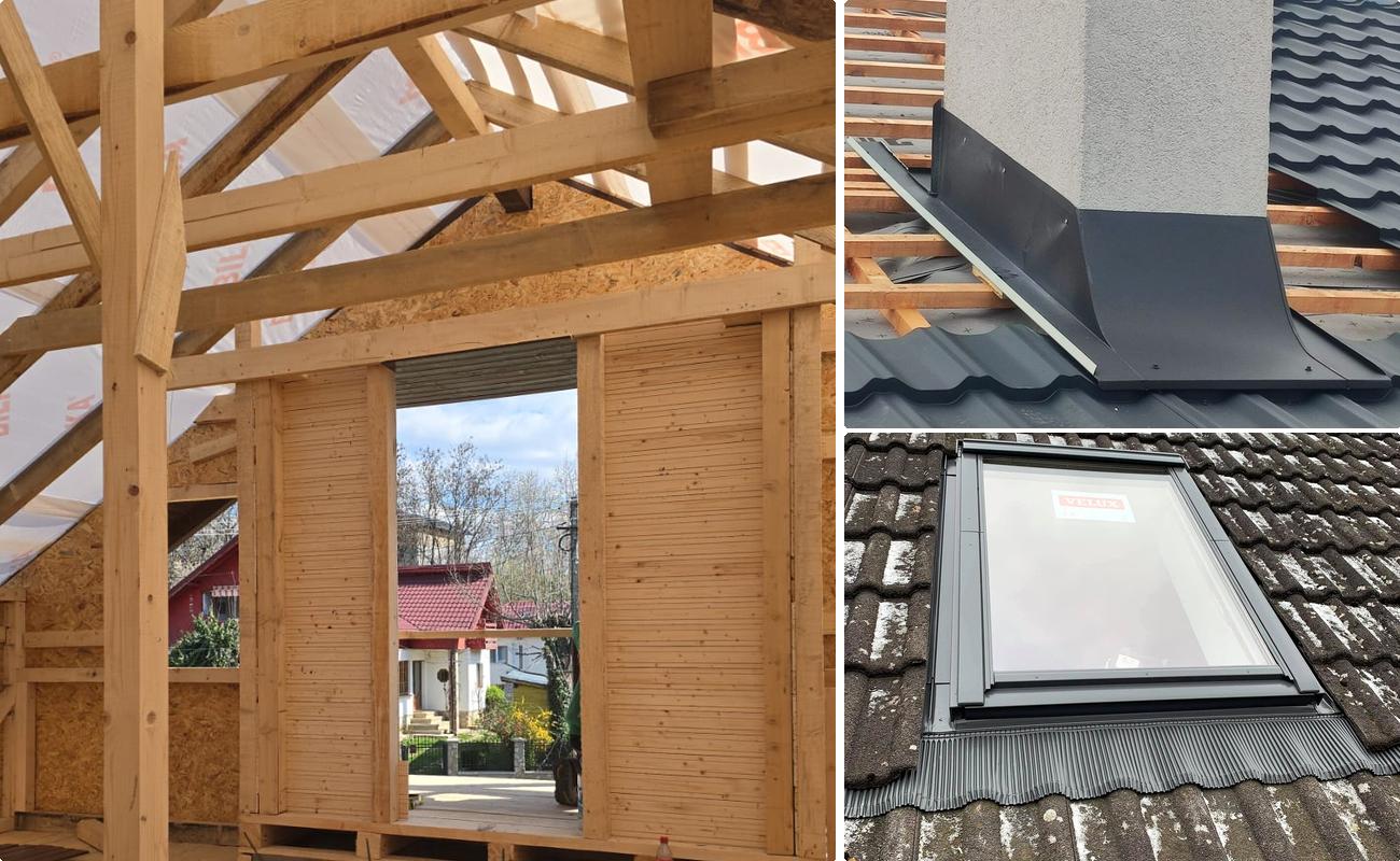 Montaj Acoperis Tigla Metalica, Tabla Cutata si Tigla Ceramica