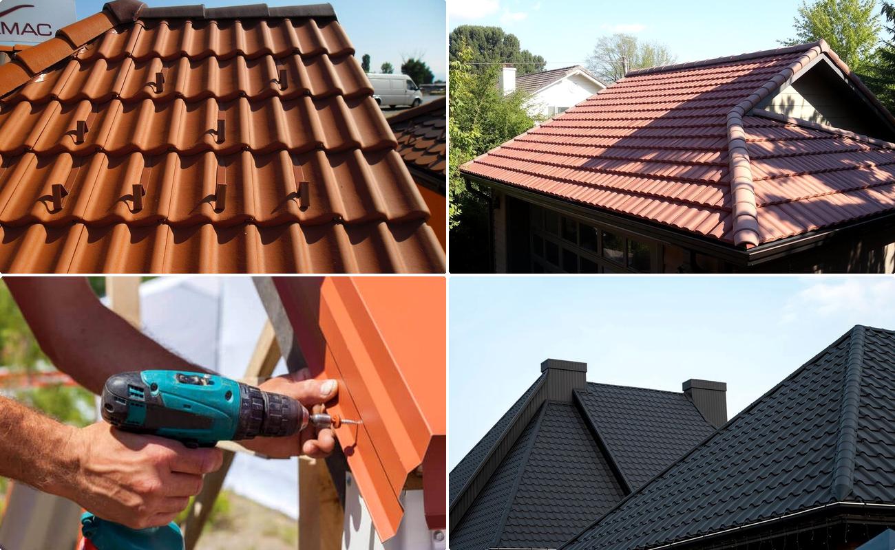 Montaj Acoperis Tigla Metalica, Tabla Cutata si Tigla Ceramica