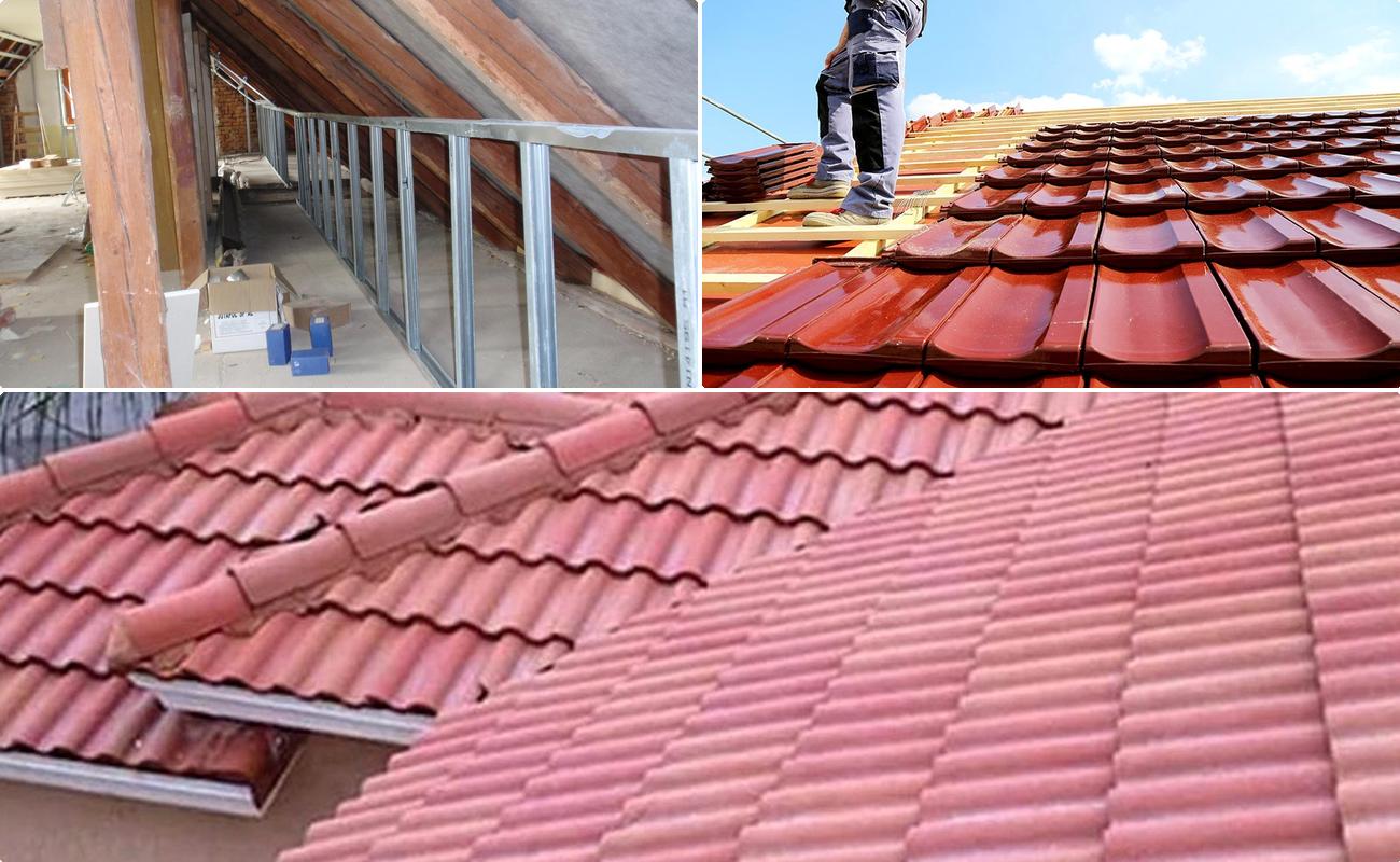 Montaj Acoperis Tigla Metalica, Tabla Cutata si Tigla Ceramica